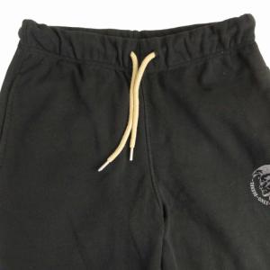 DIESEL イージーパンツ スウェット プリント M 黒 ブラック /RO