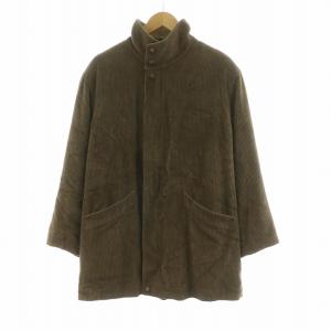 MONSIEUR ジップアップジャケット コーデュロイ ヴィンテージ M ブラウン BSS-4405 /NQ