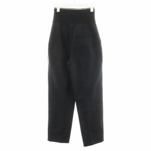 alexanderwang ハイウエストロゴプリントキャロットロングパンツ 0 ブラック