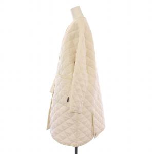 Traditional Weatherwear 23AW SLOBE別注キルティングAラインロングコート 36 ホワイト