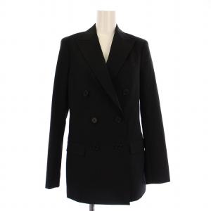 TAILOR DB TAILOR JK テーラードジャケット アウター ダブル 総裏地 ウール 0 黒