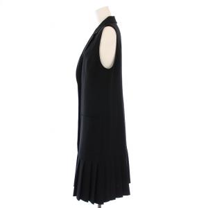 René 23SS ロングベスト フェイクパール 34 ブラック