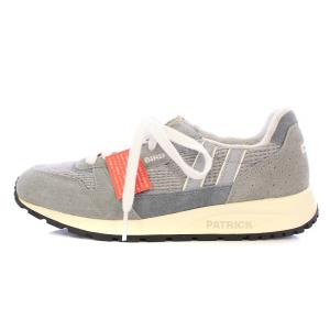 Americana ローカットスニーカー シューズ ロゴ スエード 切替 37 グレー /BB