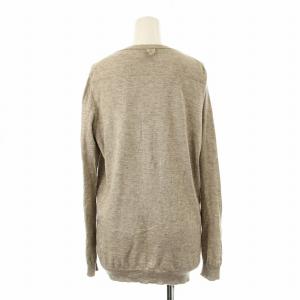 MARGARET HOWELL カーディガン ニット 長袖 Vネック F モカ 589-164201 /OR