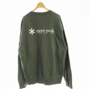 Snow Peak JOURNAL STANDARD relume スウェット トレーナー 長袖 L 緑 グリーン JSR-SW-24AU002
