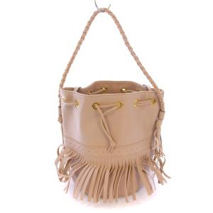 J&M DAVIDSON CARNIVAL カーニバル 2WAY ハンドバッグ ワンハンドル ショルダーバッグ 巾着型 フリンジ