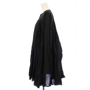 Merlette SOLIMAN DRESS ソリマンドレス シャツワンピース ブラウス ミニ丈 長袖 クルーネック ティアード