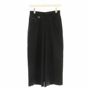 クロップド パンツ 00E8M200066 ワイドパンツ 24 黒 ブラック /G