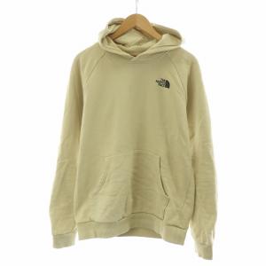THE NORTH FACE プルオーバーパーカー フーディー 長袖 プリント M ベージュ A2ZWU /NQ