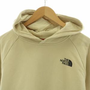 THE NORTH FACE プルオーバーパーカー フーディー 長袖 プリント M ベージュ A2ZWU /NQ