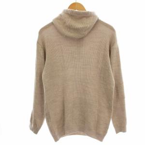 junhashimoto ニット パーカー 1092120001 ウール 長袖 セーター 4 グレーベージュ /G