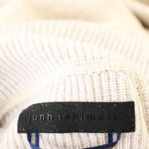 junhashimoto ニット パーカー 1092120001 ウール 長袖 セーター 4 グレーベージュ /G