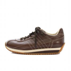 PATRICK レザー スニーカー ローカット シューズ 37 茶 21333 /YM