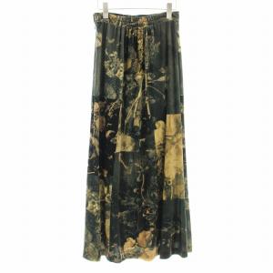 Ameri VINTAGE UNDRESSED 23AW UND FOREIGN BOOK VELOUR SKIRT フレアスカート