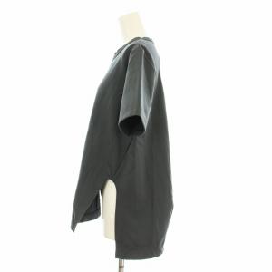 UN3D. 24AW BACK OPEN WIDE TOP Tシャツ カットソー 半袖 バックオープン F グレー