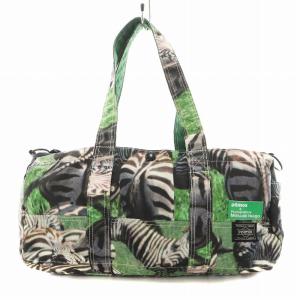 × アトモス atmos × 岩合光昭 吉田カバン ハンドバッグ ショルダーバッグ ゼブラ柄 シマウマ柄