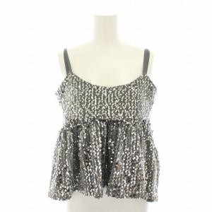 24SS ミディレイヤードシークインズキャミソール MEDI LAYERED SEQUINS CAMISOLE