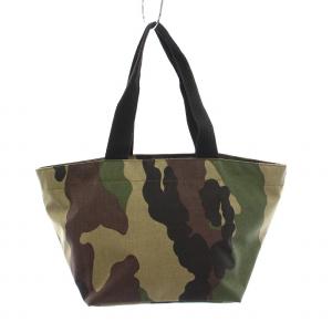 カモフラージュ ナイロン舟型ショルダー ML 迷彩 トートバッグ カーキ 茶 黒 1028W /YM