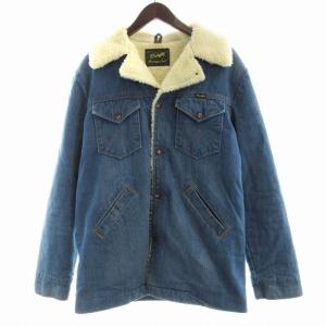 wrange coat デニムジャケット Gジャン ジージャン 裏地ボア L インディゴ WM1771