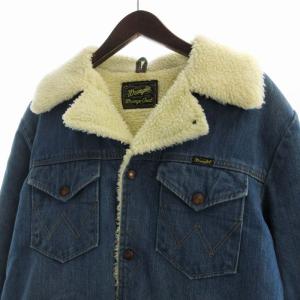 WRANGLER wrange coat デニムジャケット Gジャン ジージャン 裏地ボア L インディゴ WM1771