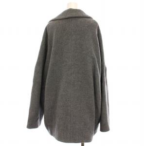 UN3D. 23AW ドルマンミドルウールコート DOLMAN MIDDLE WOOL CT アウター 38 グレー