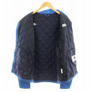 THE NORTH FACE POLLY DOME JACKET キルティングジャケット 中綿 ジップアップ ロゴ刺繍 ナイロン L