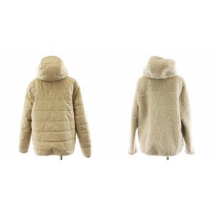 Patagonia キッズリバーシブルレディフレディフーディ フリースジャケット フード アウター ベージュ 68095 /AN38