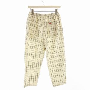 DANTON イージーパンツ テーパード チェック リネン混 36 SL22-112-01 /EE