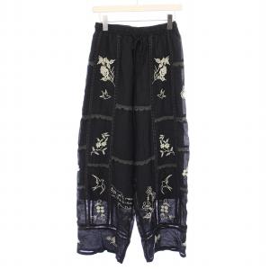 25SS Embroidery Patchwork Trousers