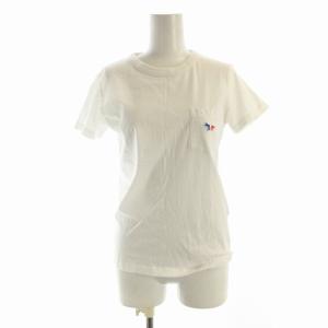 Tシャツ カットソー 半袖 ロゴ刺繍 XS 白 ホワイト AW00102KJ0007 /EE