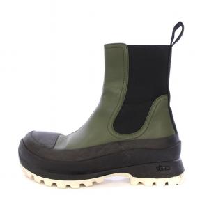 Trace Chelsea boots トレースチェルシーブーツ サイドゴア ショート 厚底 切替 37