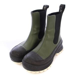 STELLA McCARTNEY Trace Chelsea boots トレースチェルシーブーツ サイドゴア ショート 厚底 切替 37
