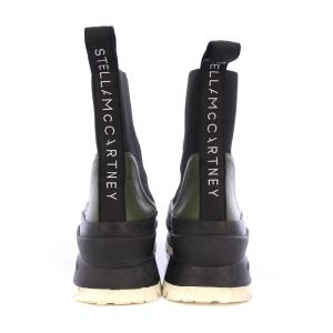 STELLA McCARTNEY Trace Chelsea boots トレースチェルシーブーツ サイドゴア ショート 厚底 切替 37