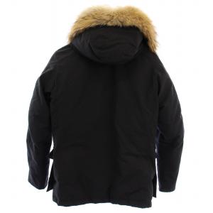 WOOLRICH Arctic Down Parka ダウンジャケット ジップアップ フード ファー ナイロン XS 黒