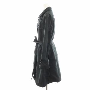 MONCLER BASANE GIUBBOTTO コート ロング丈 アウター 1 黒 ブラック 410934909000