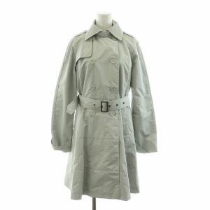 トレンチコート ロング アウター ベルト付き 40 ライトグレー 70219915 /NQ