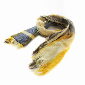 ストール マフラー 総柄 カットオフ マルチカラー /RO