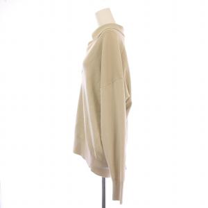 AP STUDIO 23AW Skipper Knit スキッパーニット 長袖 ストレッチ 無地 ウール F ベージュ 23080586203030