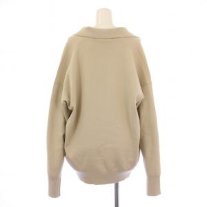 AP STUDIO 23AW Skipper Knit スキッパーニット 長袖 ストレッチ 無地 ウール F ベージュ 23080586203030