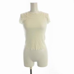 24SS Layered Compact T-shirts Tシャツ カットソー 半袖 F 白 ホワイト