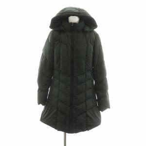 ダウンコート アウター ロング フーディー 9 ブラック JK-0806942 /NQ