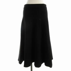CLINTON MEA フレアスカート ロング 38 黒 ブラック 033107736050038 /EE