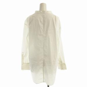 Theory WEALTH MODERN BIB BUTTON DOWN シャツ ブラウス 長袖 S 白 ホワイト 012108208000902