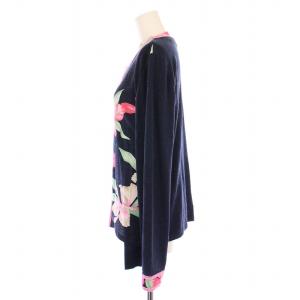 LEONARD FASHION アンサンブルニット シルク カシミヤ混 42