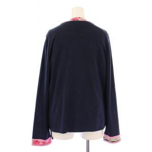 LEONARD FASHION アンサンブルニット シルク カシミヤ混 42