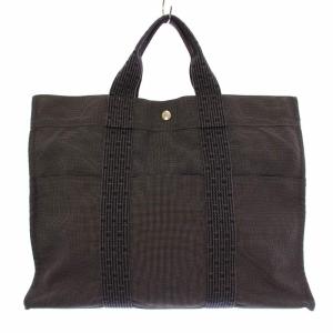 エールラインMM トートバッグ グレー ブラック