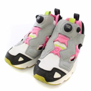 ポンプフューリー PUMP FURY スニーカー シューズ US7 25cm 黒 ピンク V54269