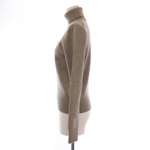 AMI Alexandre Mattiussi ニット セーター 長袖 タートルネック Aハート刺繍 ウール XS ベージュ FKS402.001 /BM