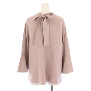 ADORE カットソー 長袖 リボン 袖フレア ストレッチ 無地 38 ピンク /BB