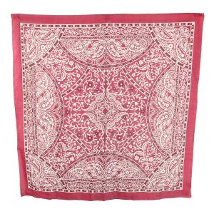 25SS バンダナプリンテッドシルクスカーフ BANDANA PRINTED SILK SCARF ペイズリー柄